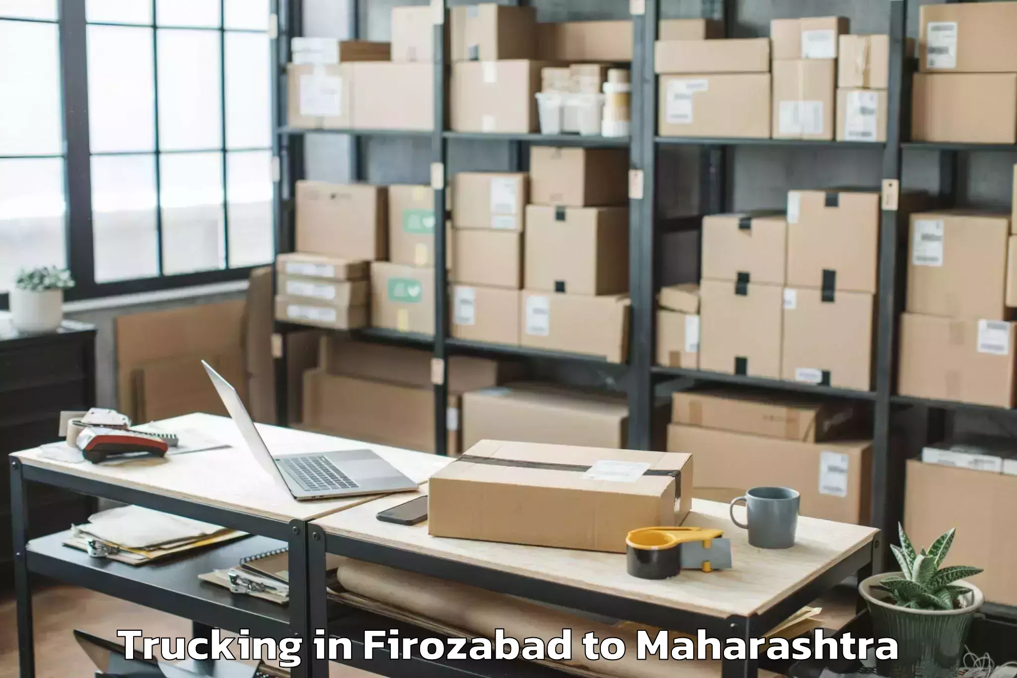 Professional Firozabad to Hingoli Trucking